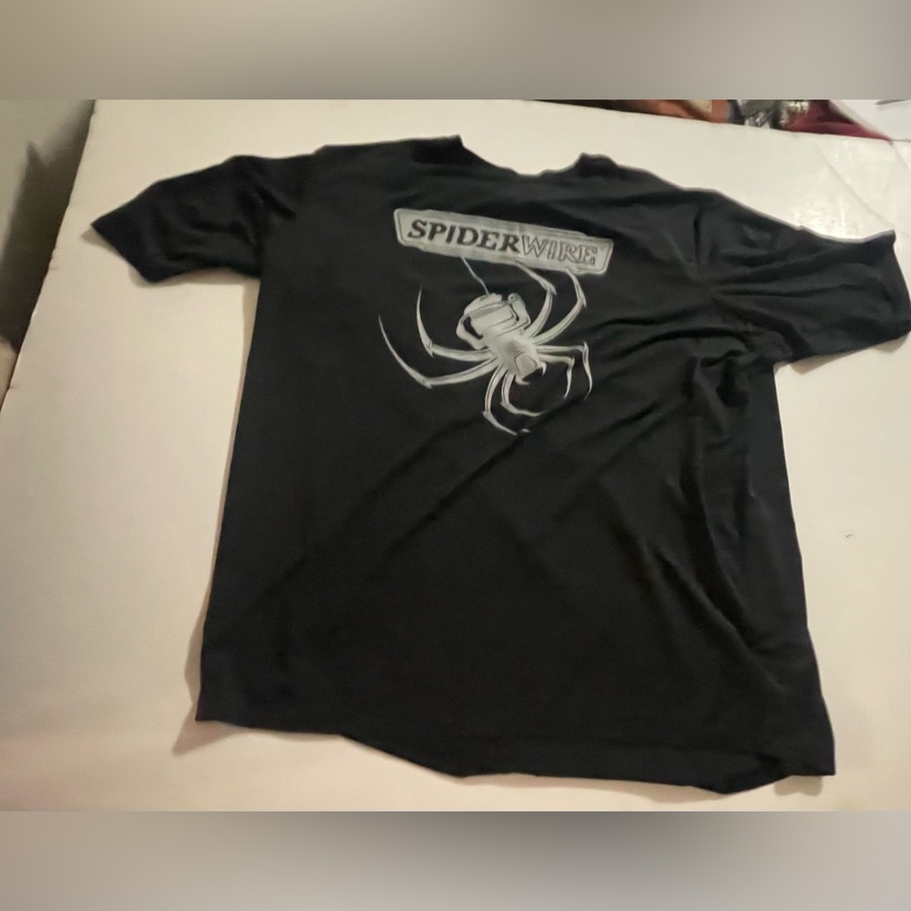 SpiderWire Fishing Line Tackle T-shirt Size Adult XXL Polyester/ Elastan